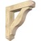 Ekena Millwork Funston Arts and Crafts Rough Sawn Bracket w/ Offset Brace, Douglas Fir, 8"W x 38"D x 38"H BKT0806X38X38FST03RDF - alternate 1